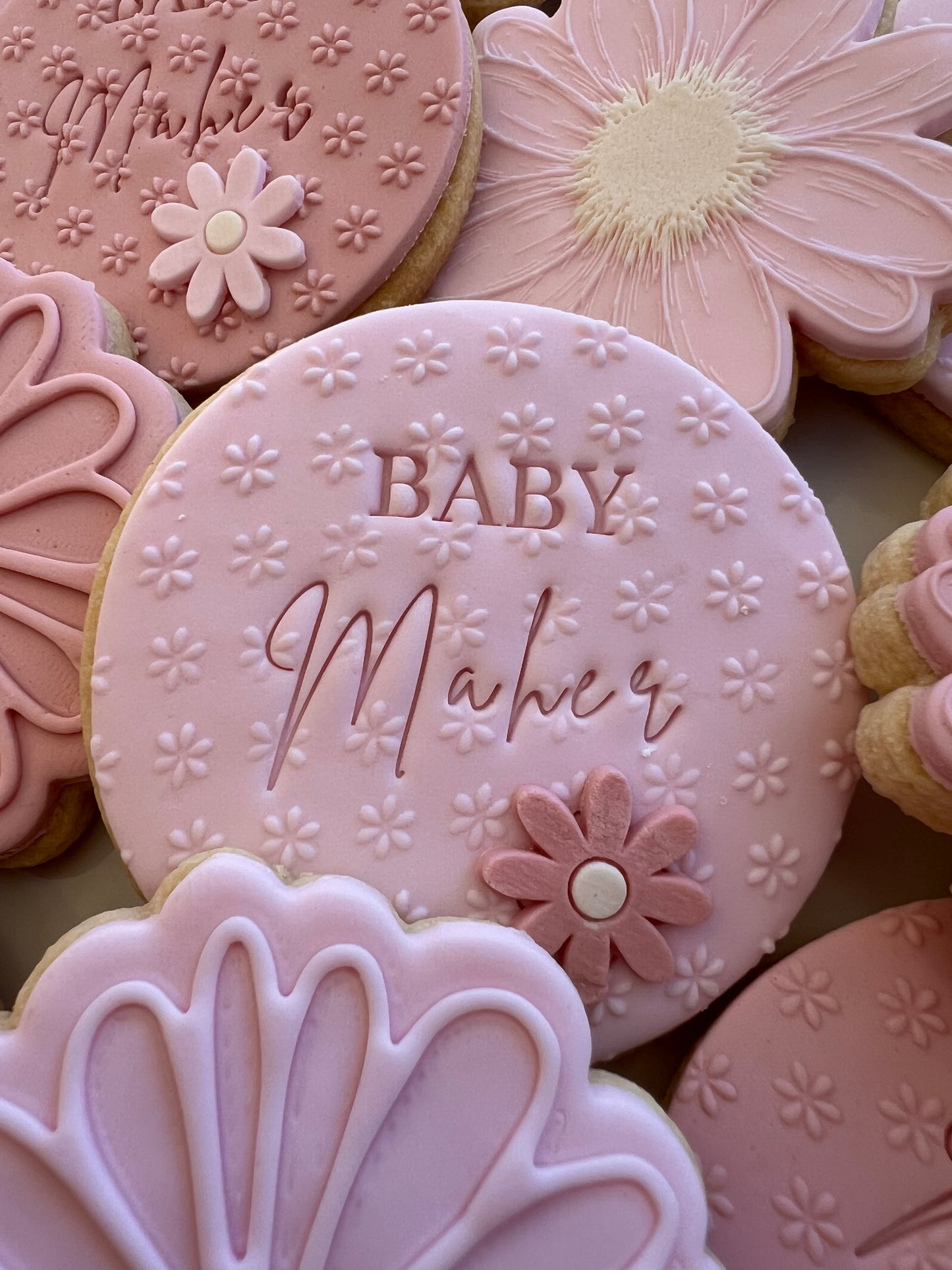 Daisy - Baby Shower Cookies