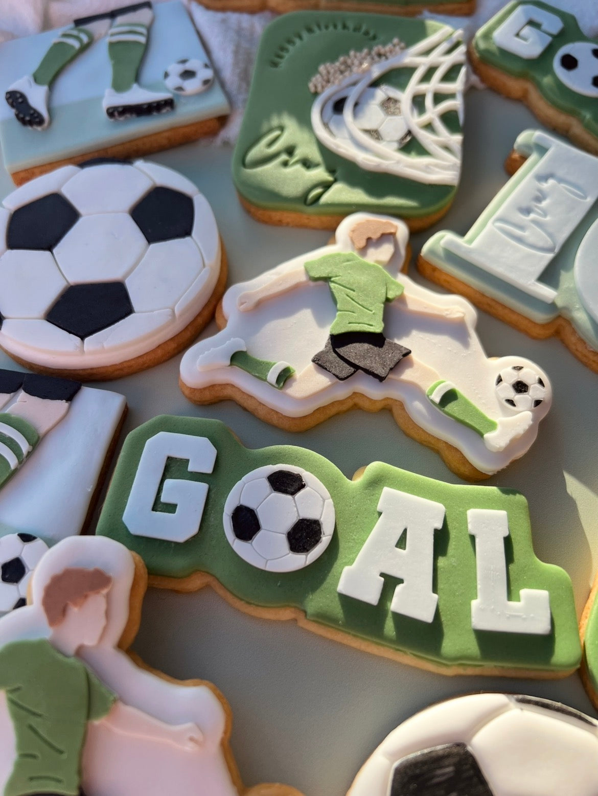 Soccer Birthday Cookies