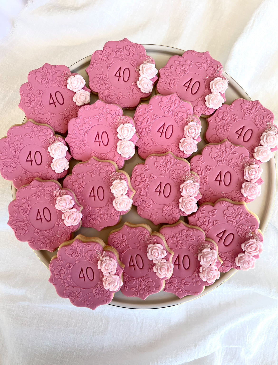 Floral Birthday Cookies