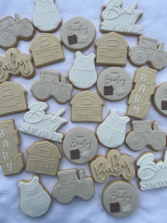 Farm - Baby Shower Cookies