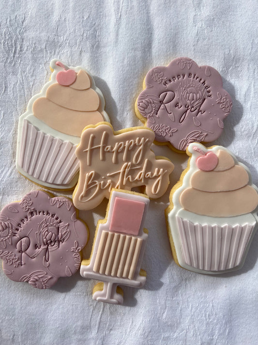 Cupcake Cookie Birthday Pack (6 Pack)