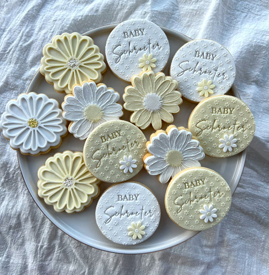 Daisy - Baby Shower Cookies
