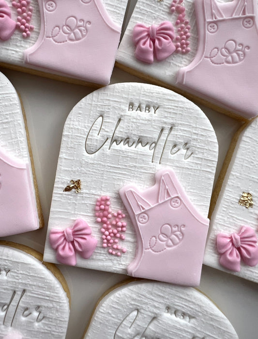Baby Bow Arch Cookies