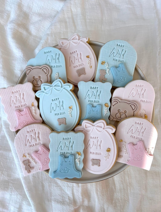 Baby Announcement Cookies