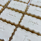 Wavy Place Card Cookies