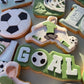 Soccer Birthday Cookies