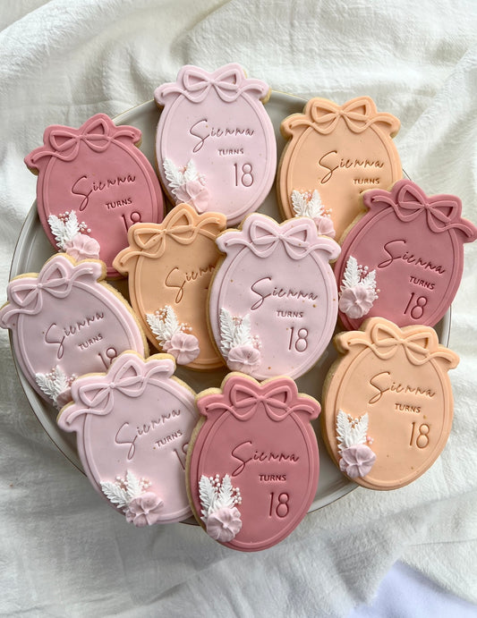 Birthday Bows & Ovals