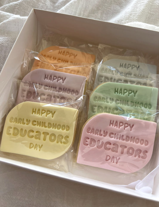 Early Childhood Educators Day 3 Sep 2025 - $3.60 per cookie